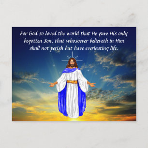 John 3:16   postcard