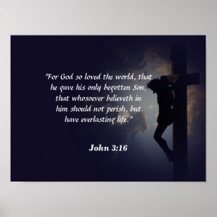 John 3:16 poster
