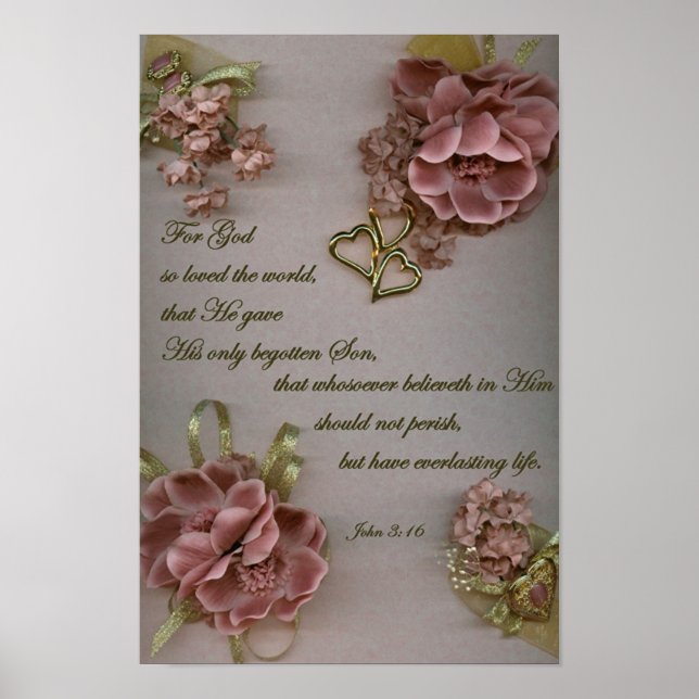John 3:16 poster (Front)