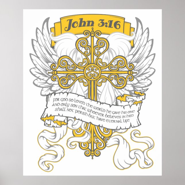 John 3:16 poster (Front)