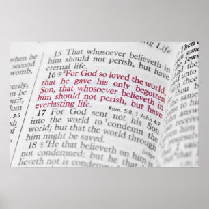 John 3:16 poster
