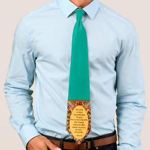 John 3:16 Quote Lenten Tie