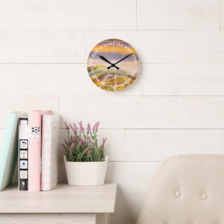 John 3:16 round clock