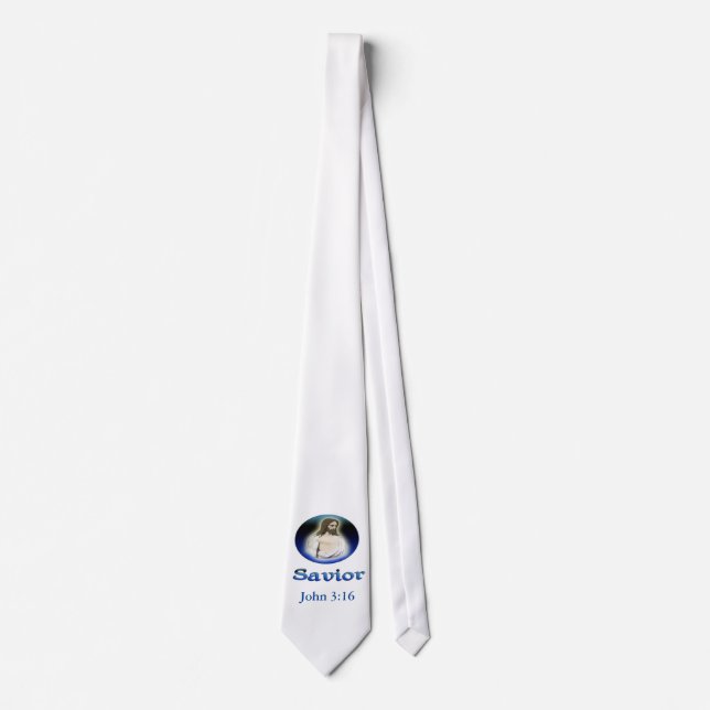 John 3:16 Saviour Tie (Front)