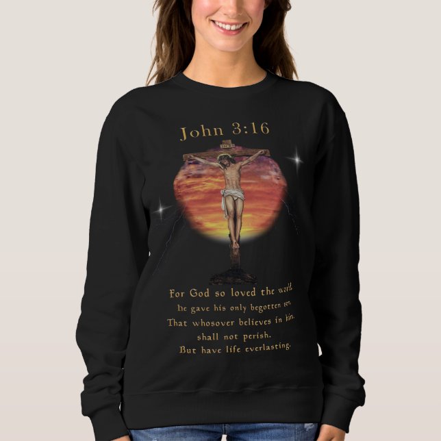 John 3:16 sweatshirt (Front)