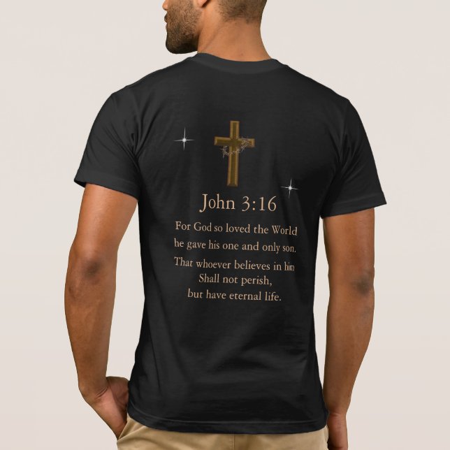 John 3:16 T-Shirt (Back)