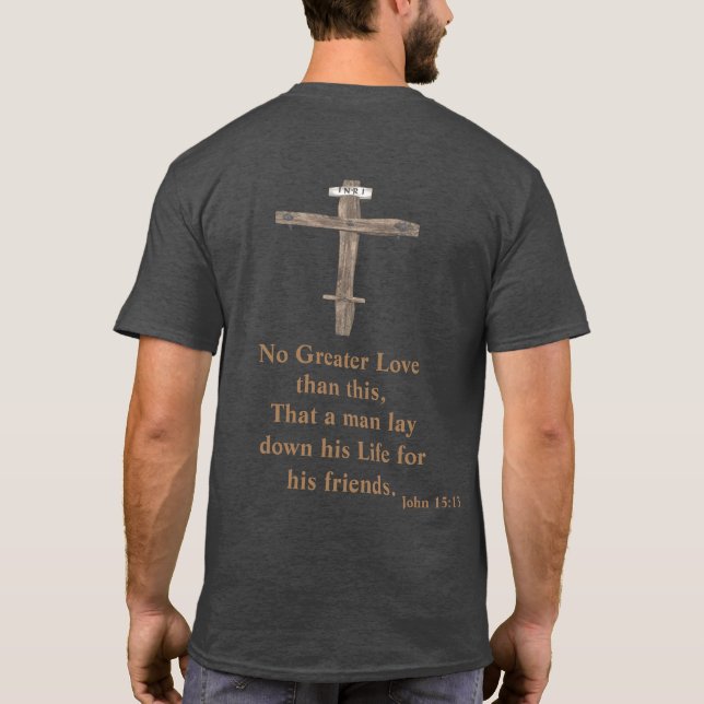 John 3:16 T-Shirt (Back)
