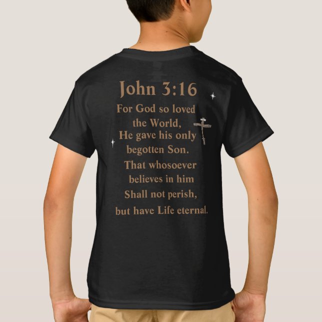 John 3:16 T-Shirt (Back)
