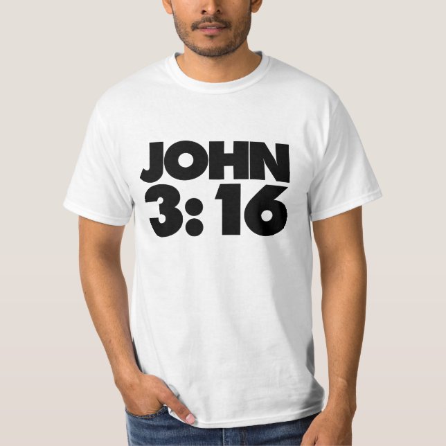 John 3:16 T-Shirt (Front)