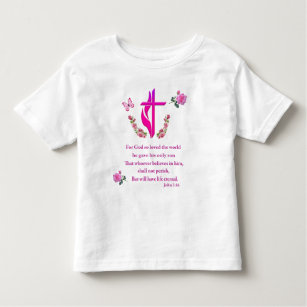 John 3:16 toddler T-Shirt