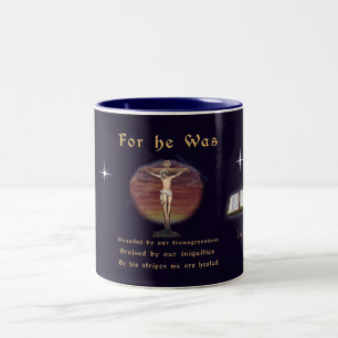 John 3:16 Two-Tone coffee mug