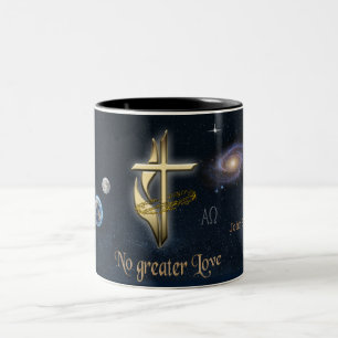 John 3:16 Two-Tone coffee mug
