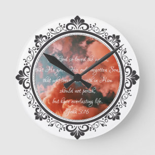 John 3:16 Wall clock
