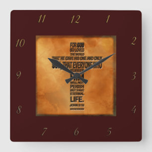 John 3:16 Wall Clock