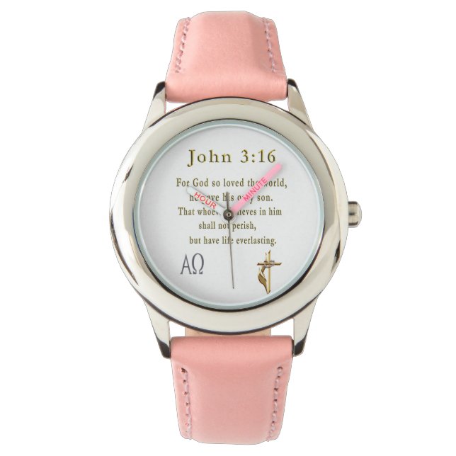 John 3:16 watch (Front)