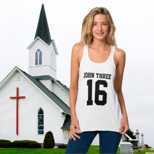 John 3:16 Women's T-Shirt Singlet