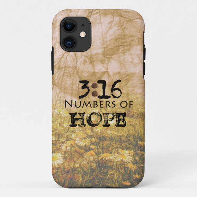 John 3:16, Words of Hope Case-Mate iPhone Case (Back)