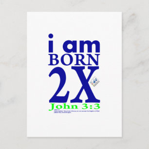 John 3:3 postcard