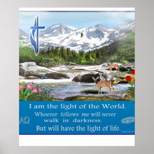 John  8:12   I am the light poster