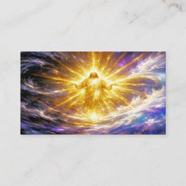 John 8:12 Jesus as the Light Pass Along Card (Front)