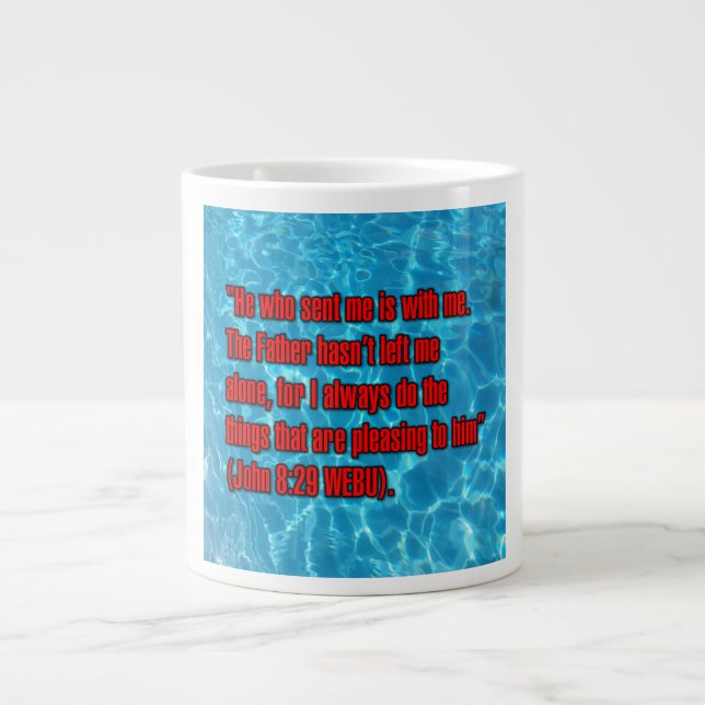 John 8:29 WEBU Mug (Front)