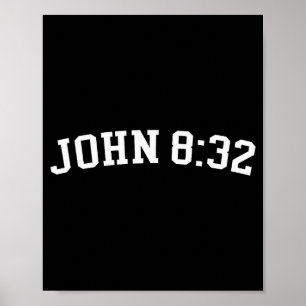 John 8_32 poster