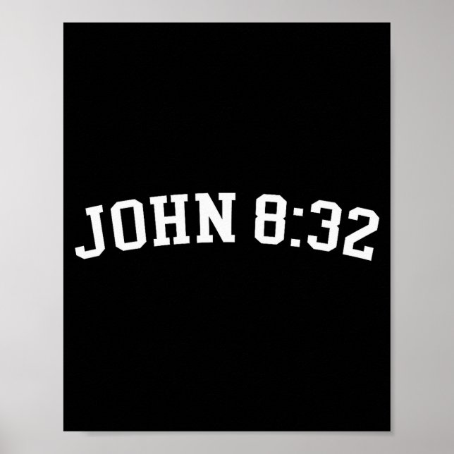 John 8_32  poster (Front)