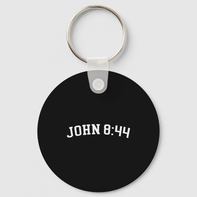 John 8_44  key ring (Front)