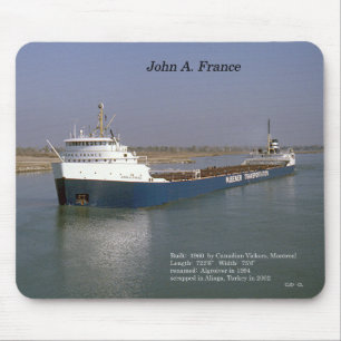 John A. France mousepad