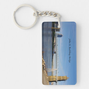 John A. Roebling bridge acrylic key chain