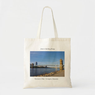 John A. Roebling Bridge tote bag