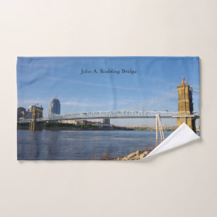 John A. Roebling Bridge towel set