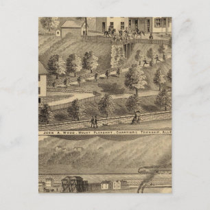 John A Wood and Son, coal harbour and tow boats Postcard