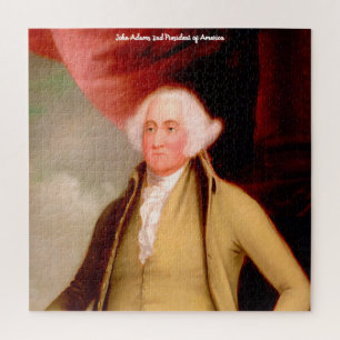 John Adams 2nd President of America. Jigsaw Puzzle