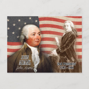 John Adams  - 2nd President of the U.S. Postcard