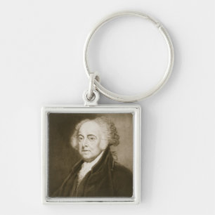 John Adams, 2nd President of the United States of Key Ring