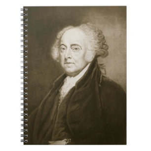 John Adams, 2nd President of the United States of Notebook