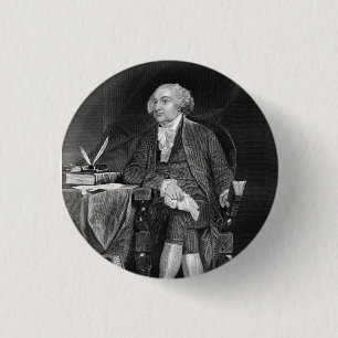 John Adams 3 Cm Round Badge
