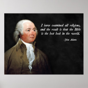 John Adams Bible Poster