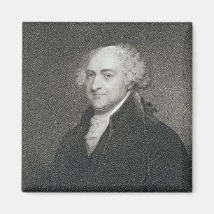 John Adams, engraved by James Barton Longacre (179 Magnet