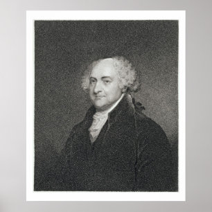 John Adams, engraved by James Barton Longacre (179 Poster