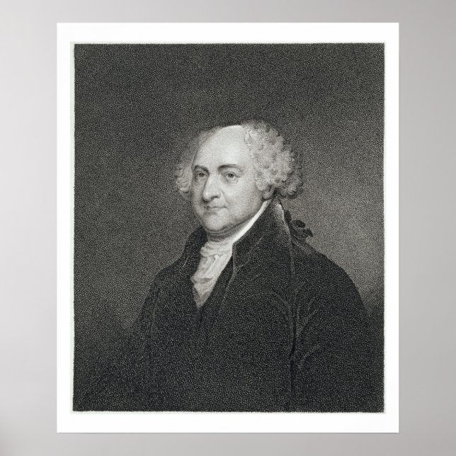 John Adams, engraved by James Barton Longacre (179 Poster (Front)