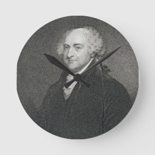 John Adams, engraved by James Barton Longacre (179 Round Clock