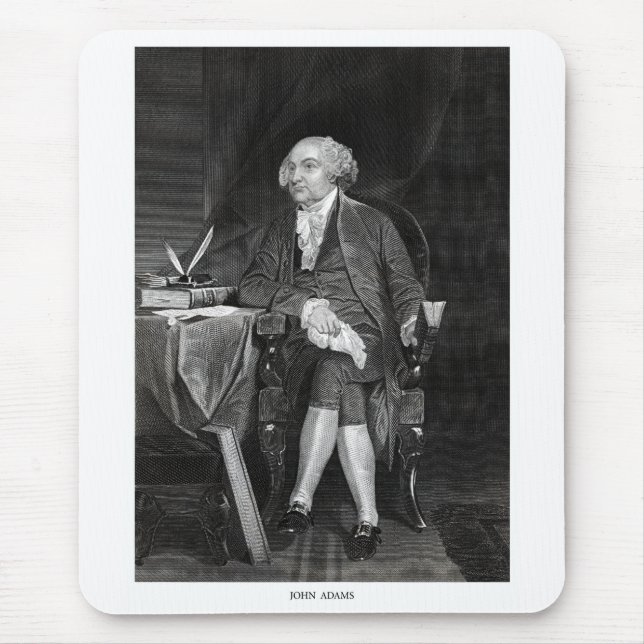 John Adams Mouse Pad (Front)