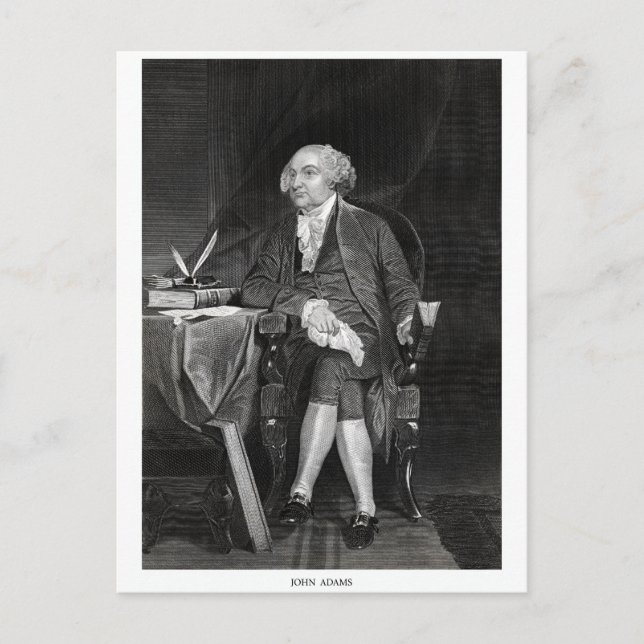John Adams Postcard (Front)