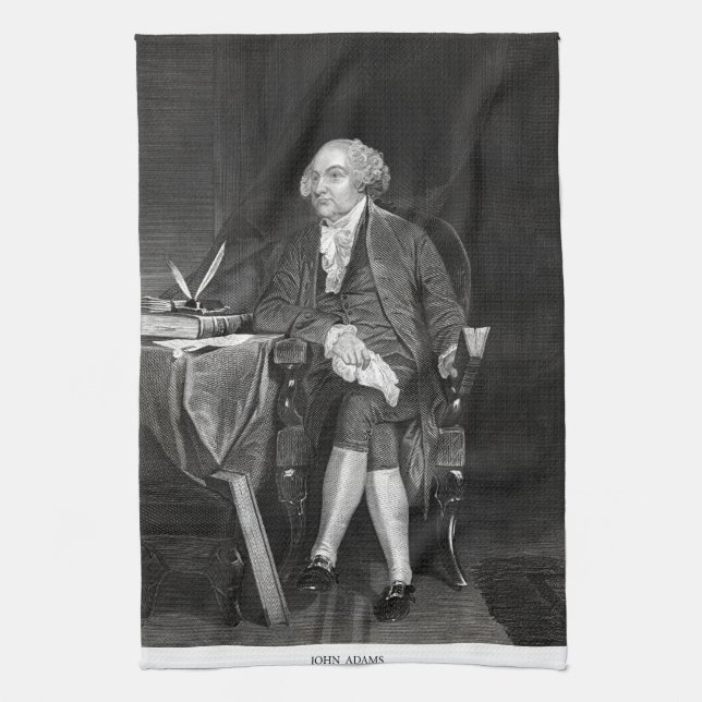 John Adams Tea Towel (Vertical)