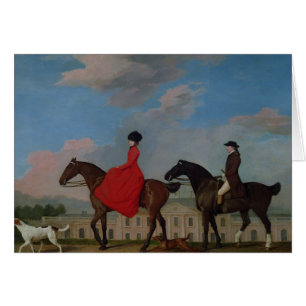John and Sophia Musters riding at Colwick Hall