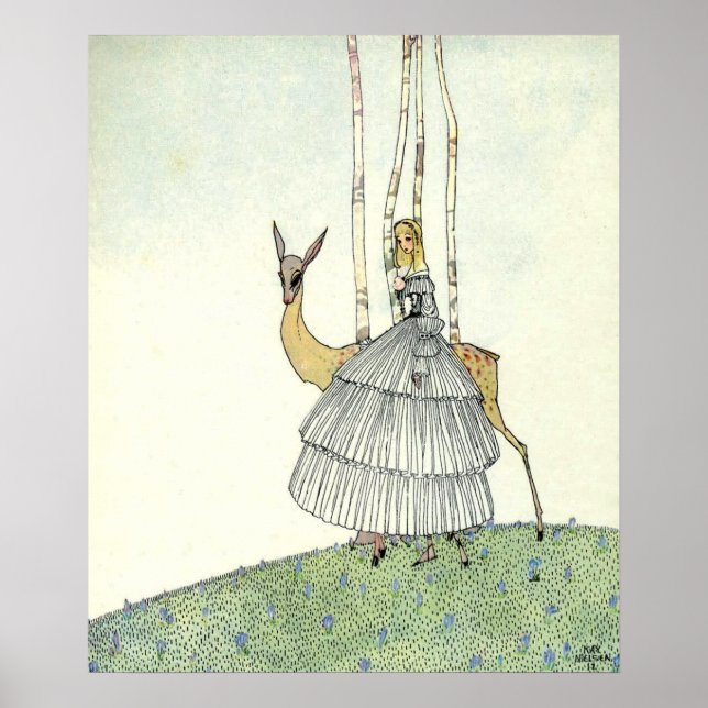 John and the Ghosts by Kay Nielsen Poster (Front)