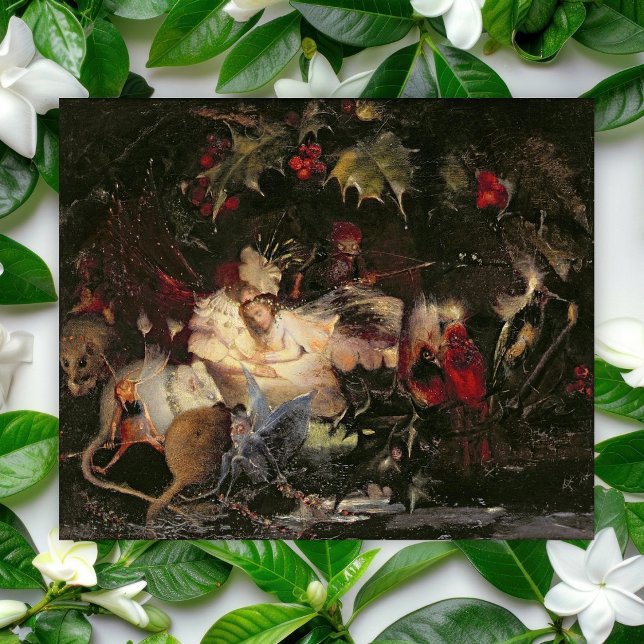 John Anster Fitzgerald The Fairy Bower Postcard (Creator Uploaded)