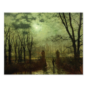 John Atkinson Grimshaw - At The Park Gate Photo Print